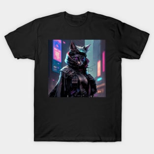 Cyberpunk Cat 2 T-Shirt